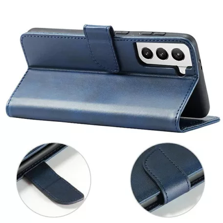 Marva Wallet Samsung A366 / A566 Galaxy A36 / A56 5G ökobőr könyvtok kék