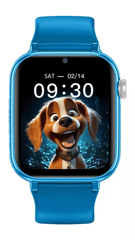 Maxcom FW59 4G (nano SIM) gyerek okosóra GPS nyomonkövetéssel, SOS segélyhívással kék