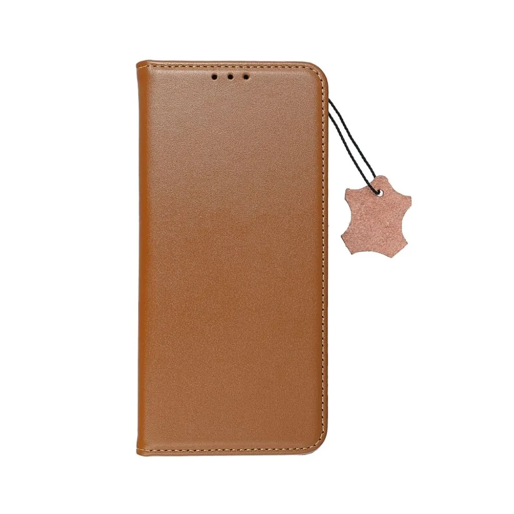 FORCELL SMART PRO BŐR FLIP TOK SAMSUNG GALAXY S22+, BARNA