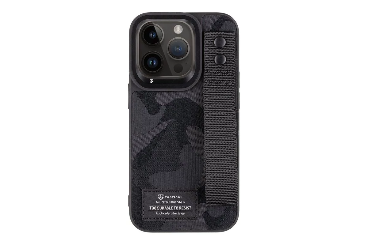 TACTICAL CAMO TROOP APPLE IPHONE 14 PRO TOK, FEKETE