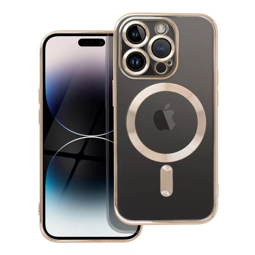 Electro Mag Apple iPhone 14 Pro MagSafe szilikon tok, arany