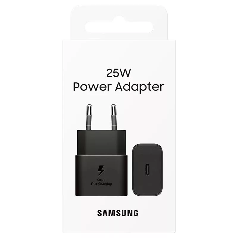 Samsung EP-T2510NBEGEU gyári hálózati fekete Type-C gyorstöltő 3A 25W