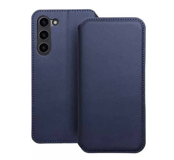 Dual Pocket Samsung S24 PLUS flip tok, kék