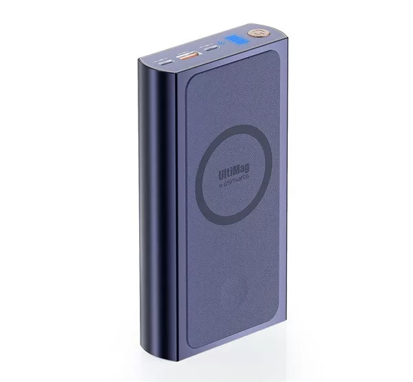 4smarts Graphene Pro UltiMag Power bank / külső akkumulátor, 24000mAh, 240W kobaltkék