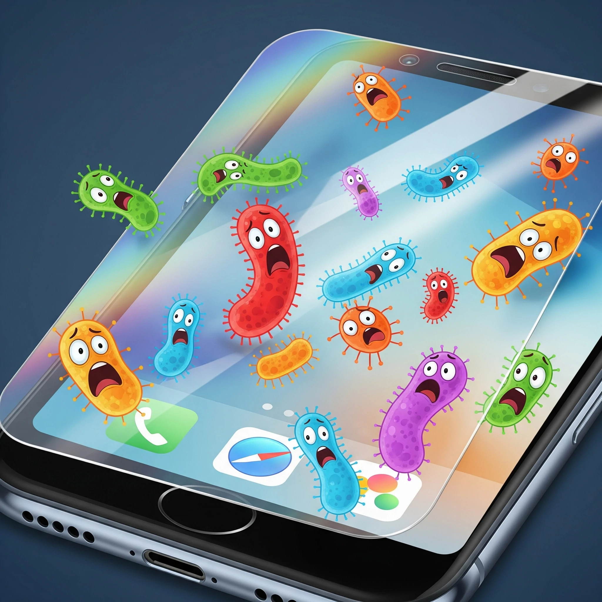 GIZMOprotect Antibacterial !MPACT SHIELD kijelzővédő biztonsági fólia - S