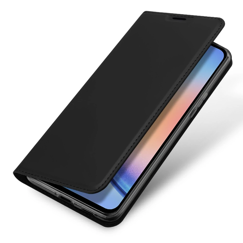 BOOKTYPE Samsung Galaxy A36 5G oldalra nyíló tok,Fekete