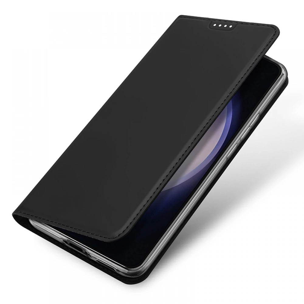 BOOKTYPE Samsung Galaxy S24 Plus oldalra nyíló tok, Fekete