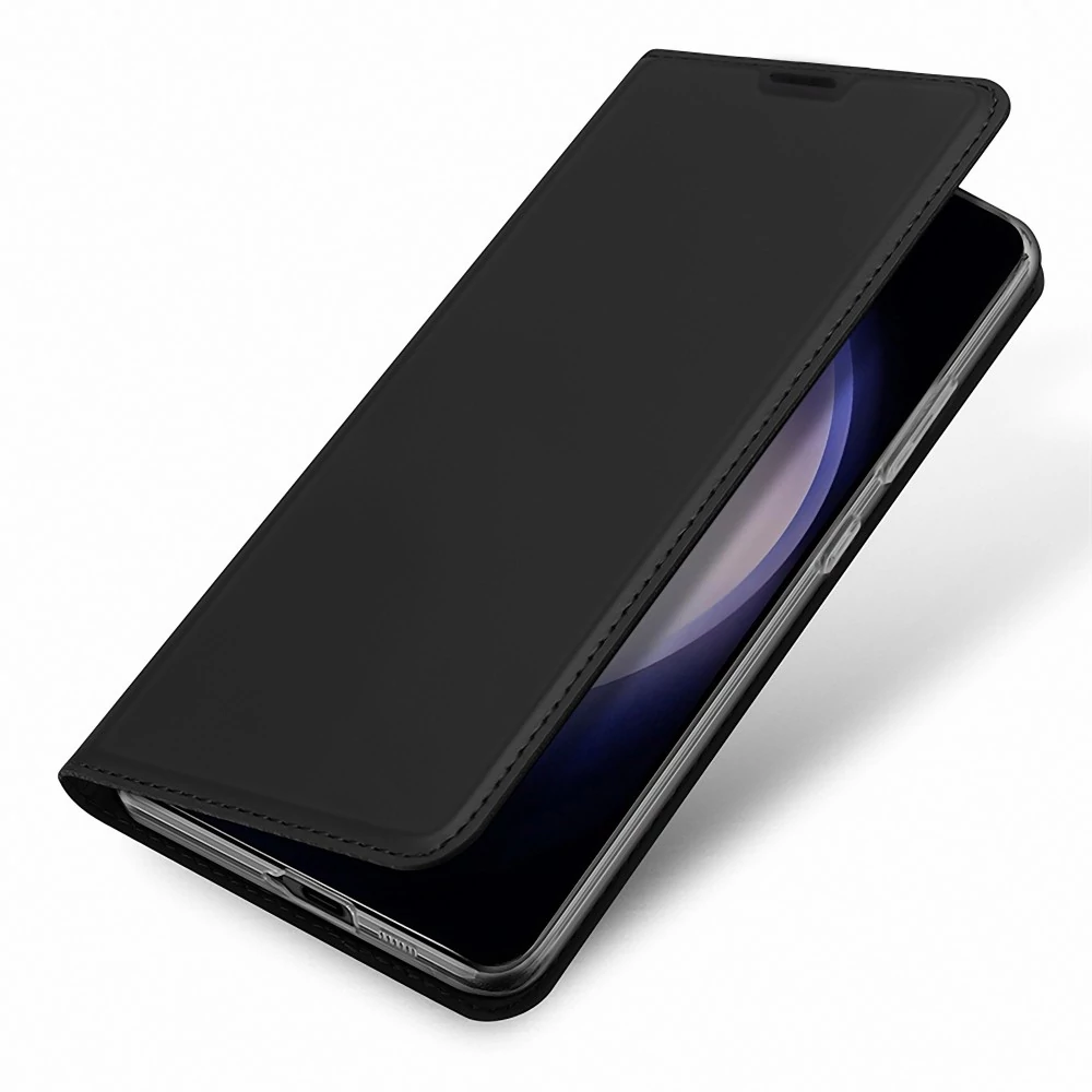 BOOKTYPE Samsung Galaxy S25 Plus oldalra nyíló tok, Fekete