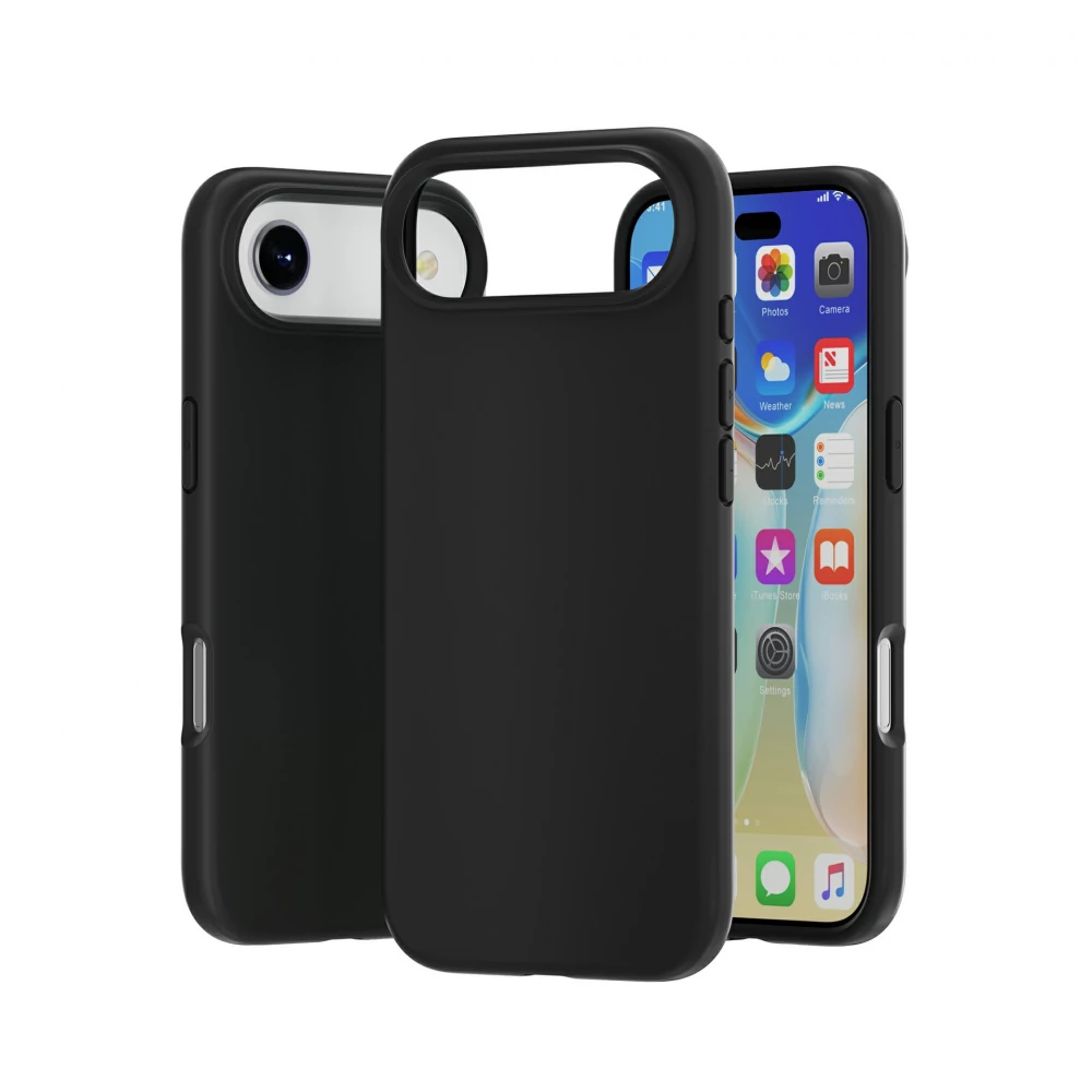 iPhone Air mágneses szilikon tok, Fekete