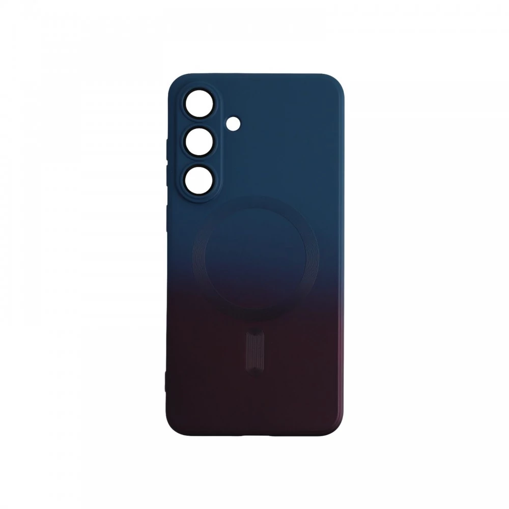 Samsung S25 Plus mágneses design tok, Sötétkék-