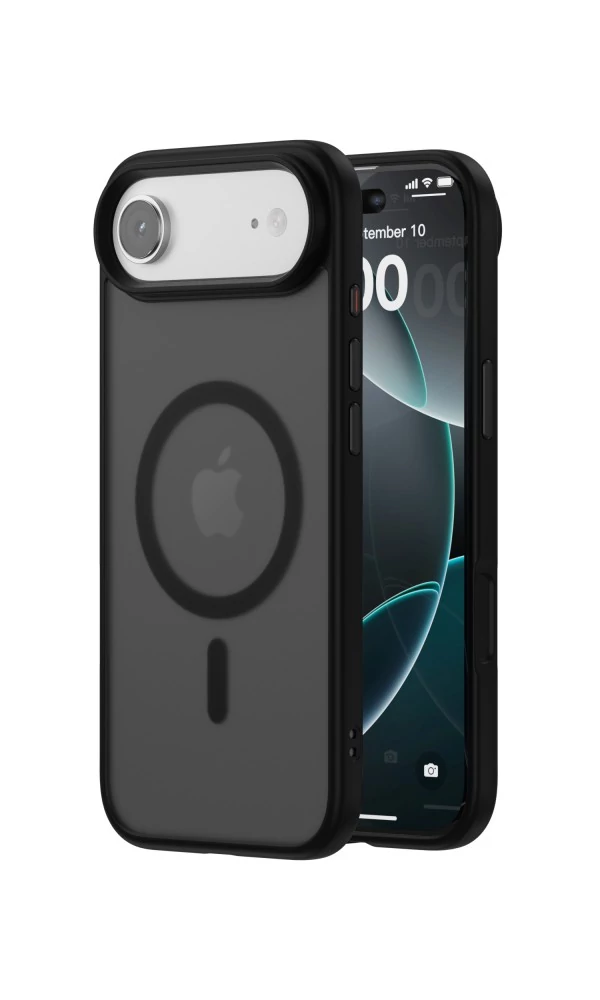 iPhone Air mágneses prémium matt tok, Fekete