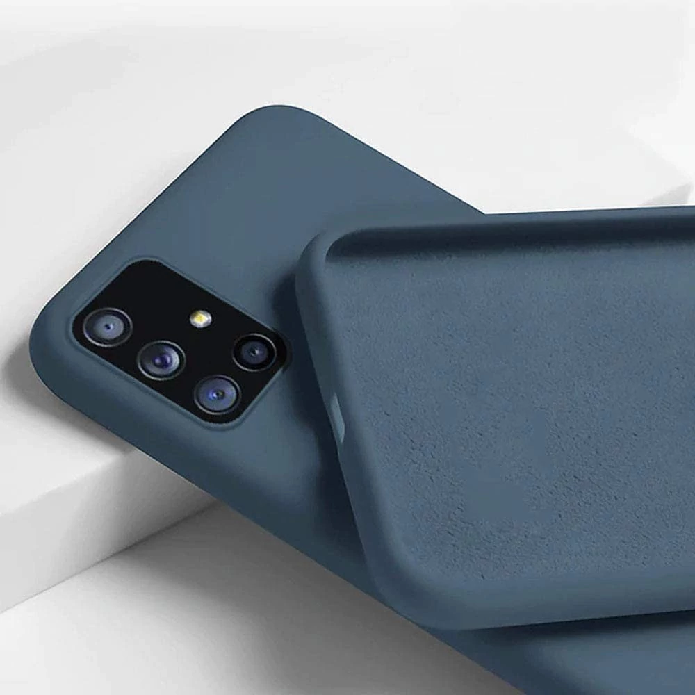 PREMIUM SZILIKON TOK, IPHONE 13 PRO MAX, KÉK