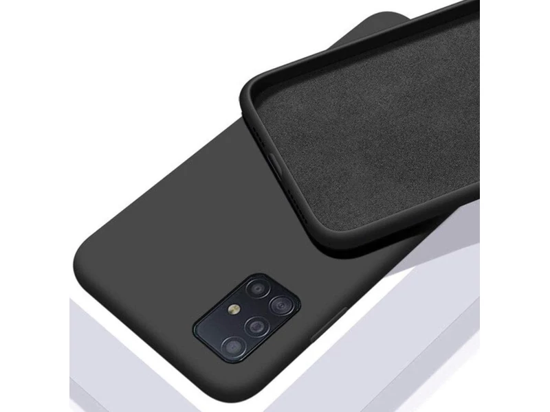 PRÉMIUM SZILIKON TOK , SAMSUN GALAXY A32 4G,FEKETE