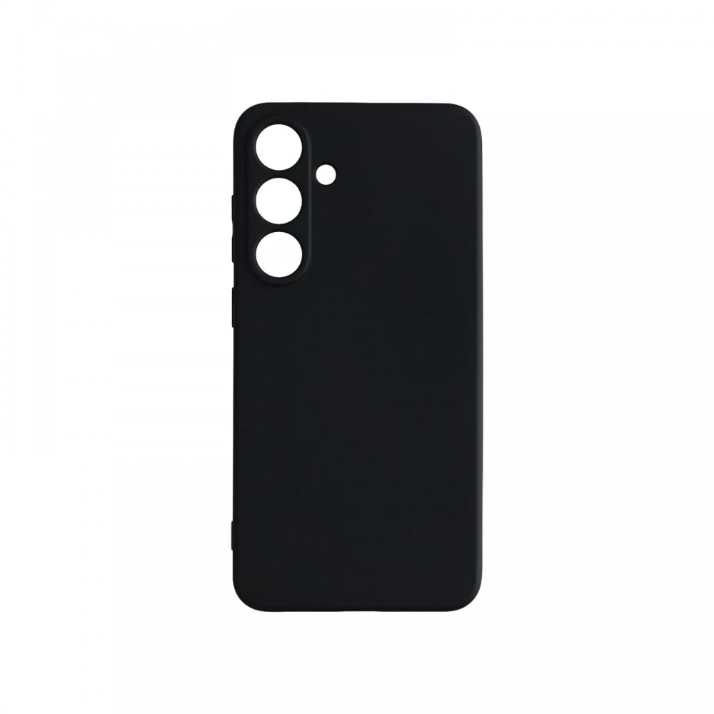 Premium szilikon tok, Samsung S25 Plus, Fekete