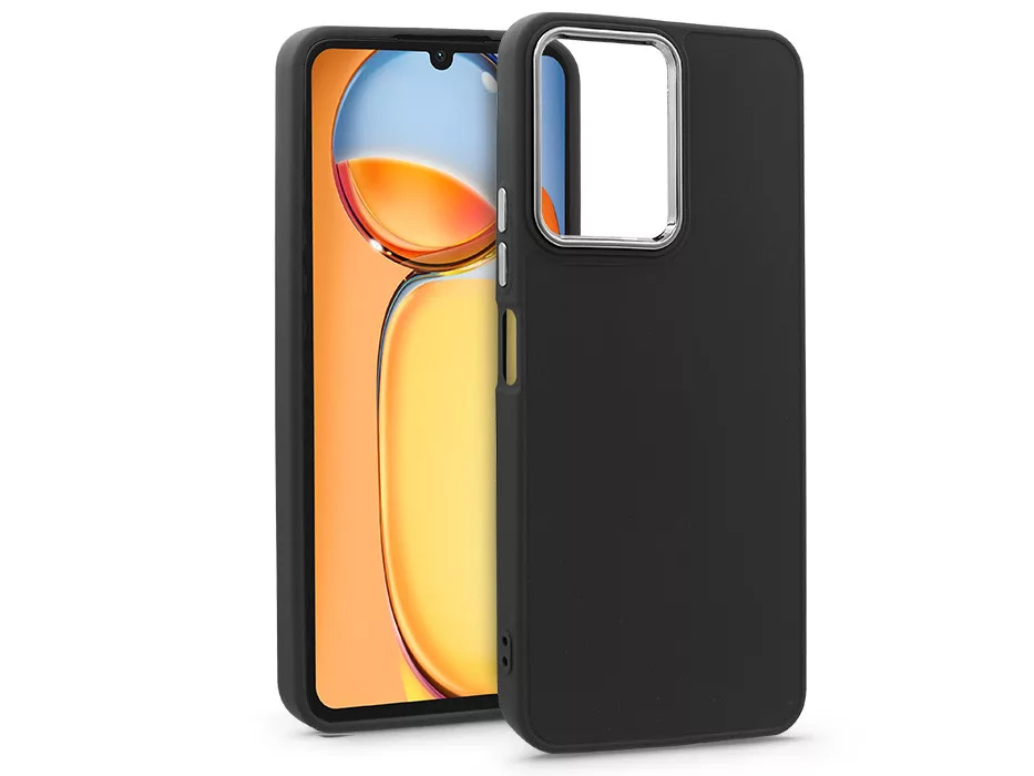 Frame Xiaomi Redmi 13C szilikon hátlap - fekete
