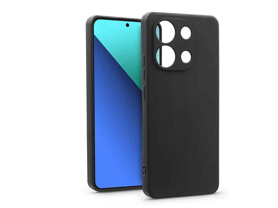 XIAOMI REDMI NOTE 13 4G SZILIKON HÁTLAP - SOFT - FEKETE