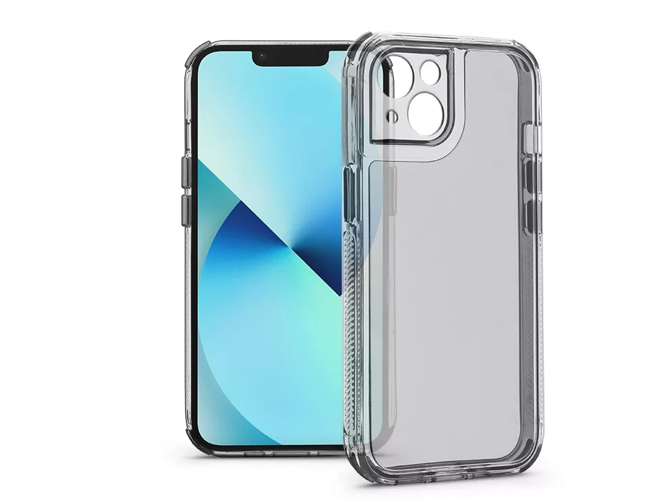 Matrix Clear kameravédős szilikon tok - Apple iPhone 13 - átlátszó
