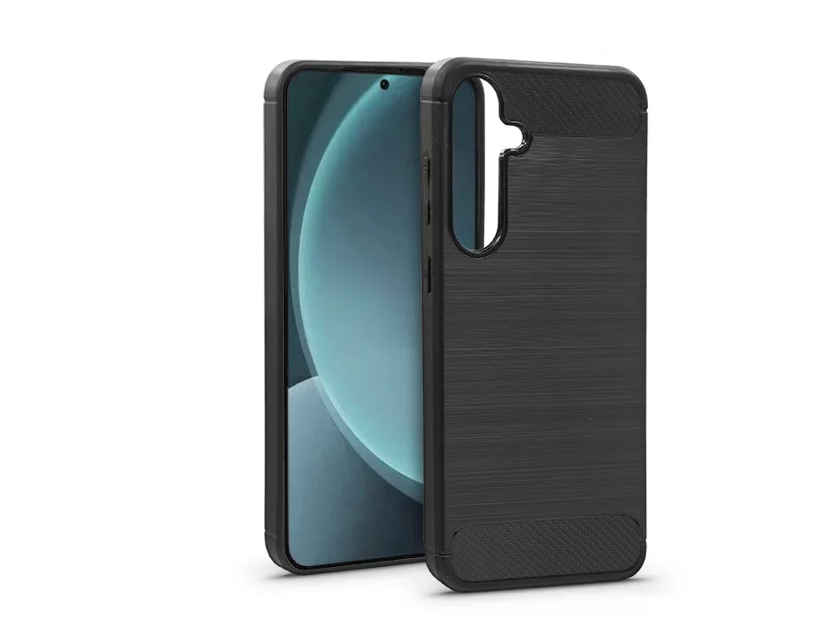 Carbon szilikon - Samsung SM-S937 Galaxy S25 - fekete