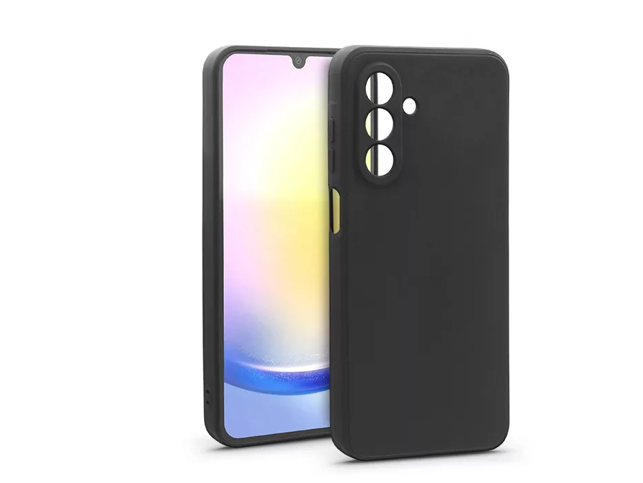 Matt szilikon tok - Samsung SM-A266 Galaxy A26 5G - fekete