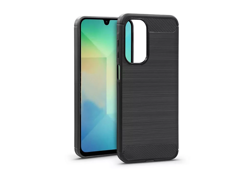 Carbon szilikon - Samsung SM-A266 Galaxy A26 5G - fekete