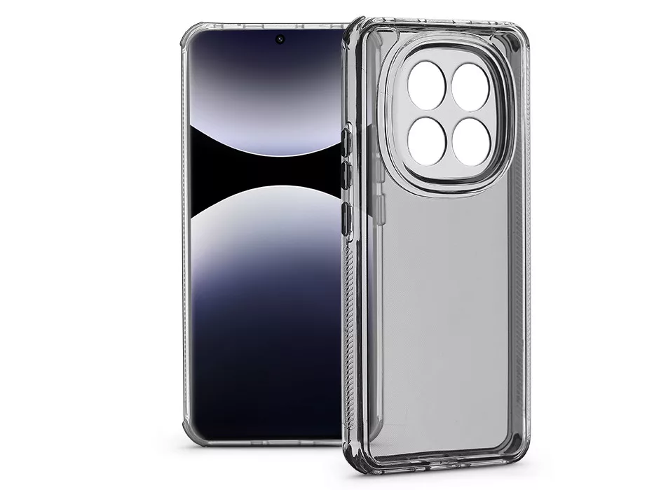 Matrix Clear kameravédős szilikon tok - Xiaomi Redmi Note 14 Pro 5G/14 Pro+ 5G - átlátszó