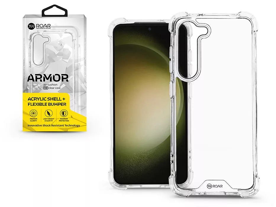 Roar Armor Gel Samsung SM-S916 Galaxy S23+ szilikon hátlap - transparent