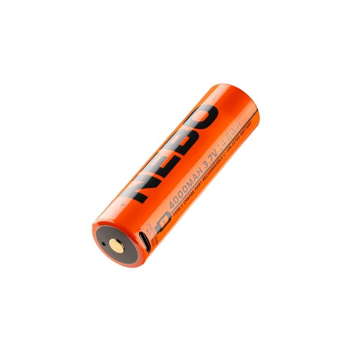 NEBO NEB-BAT-0010-G akkumulátor, 4000 mAh, 3,7 V, 21700, Li-on (MASTER SERIES FL3000, Luxtreme)