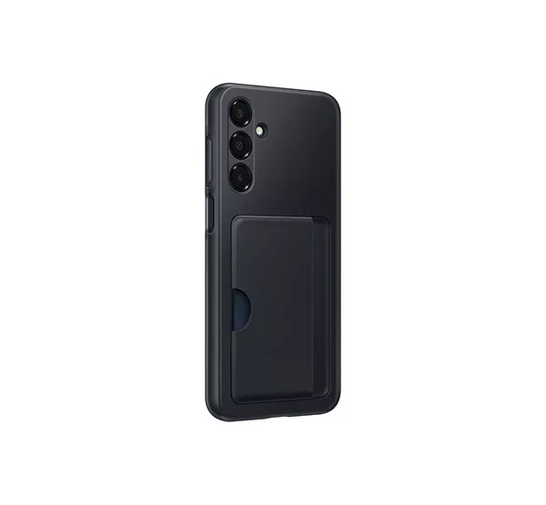 Samsung A15 kártyatartós hátlap, Kék-Fekete