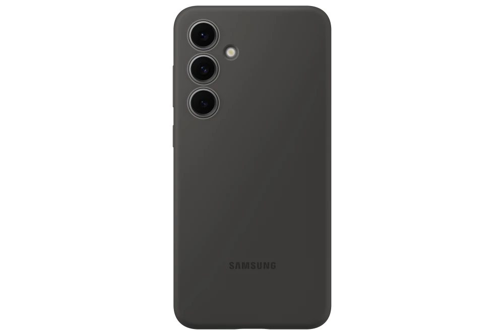 Samsung S24 FE szilikon védőtok, Fekete