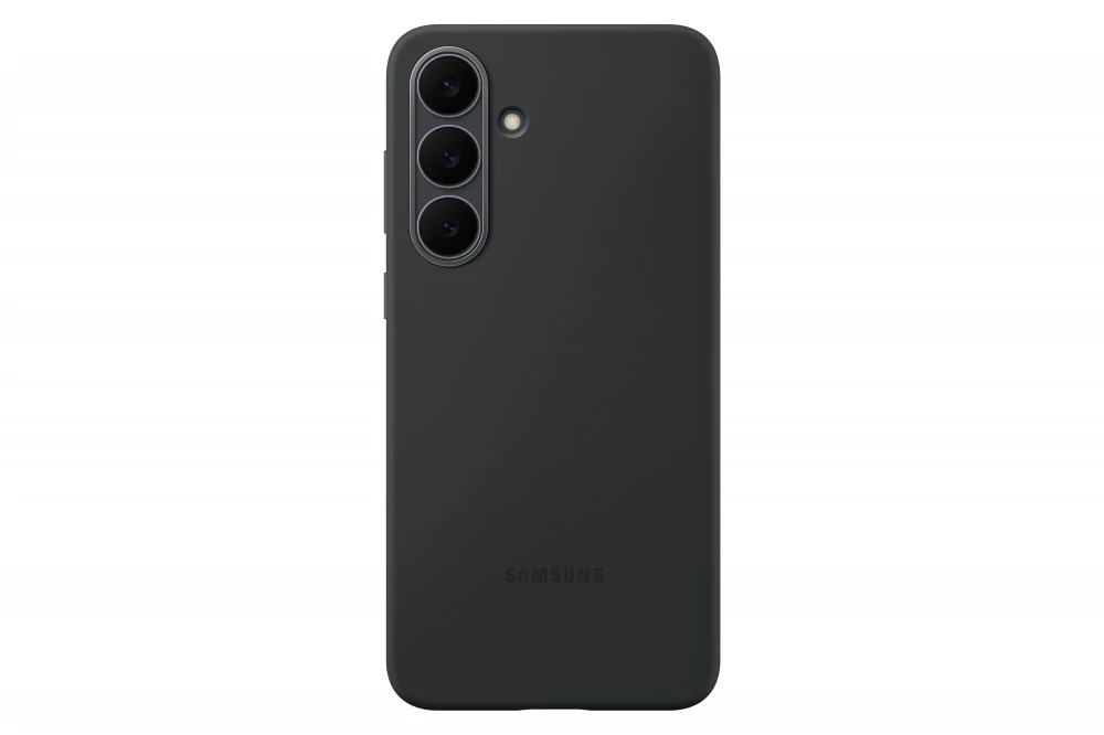 Samsung S25 FE szilikon védőtok, fekete