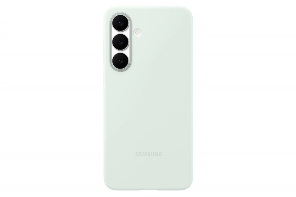 Samsung S25 FE szilikon védőtok, zöld