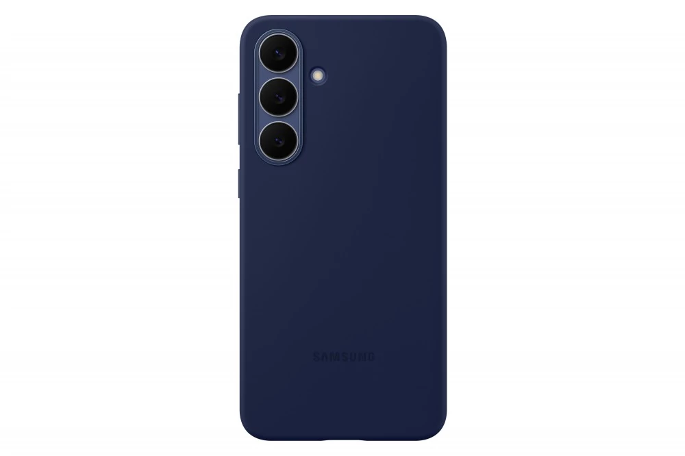 Samsung S25 FE szilikon védőtok, sötétkék
