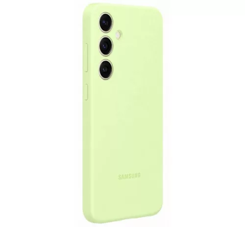 Samsung Galaxy S24 szilikon tok, Világos zöld