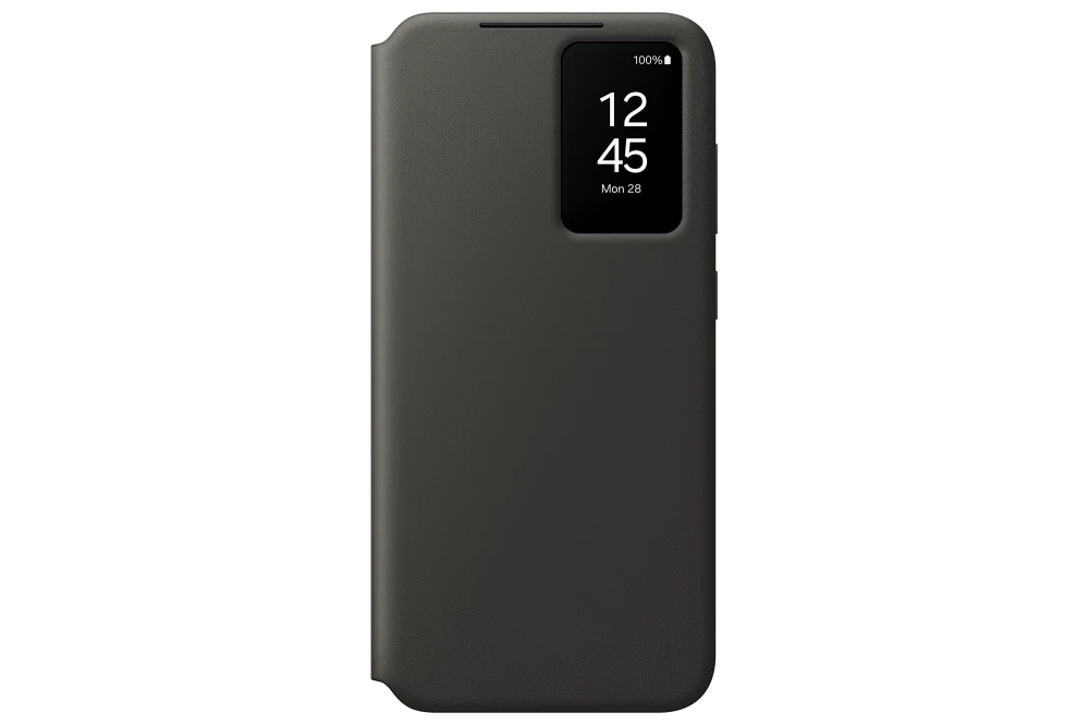 Samsung S24 FE smart view w allet tok, Fekete