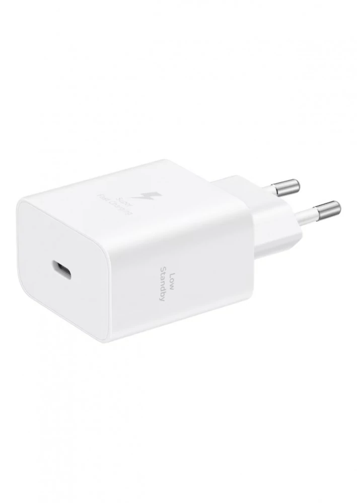 Samsung hálózati adapter kábellel,45W PD USB-C,fehér