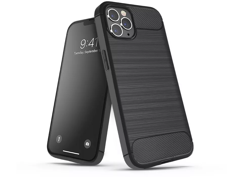 Carbon XIAOMI REDMI A1 SZILIKON HÁTLAP - FEKETE