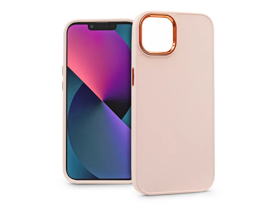 Frame Apple iPhone 13 szilikon hátlap - rózsaszín