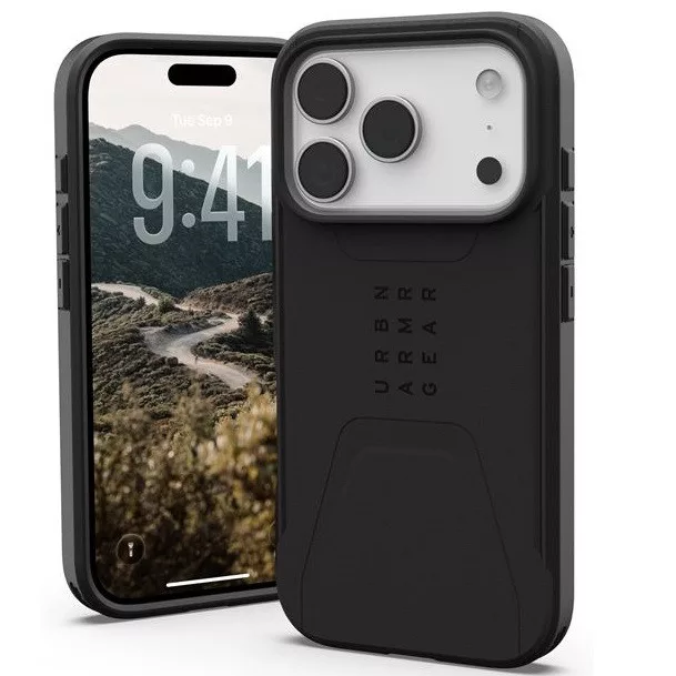 UAG Civilian MagSafe Apple iPhone 17 Pro hátlap tok, fekete