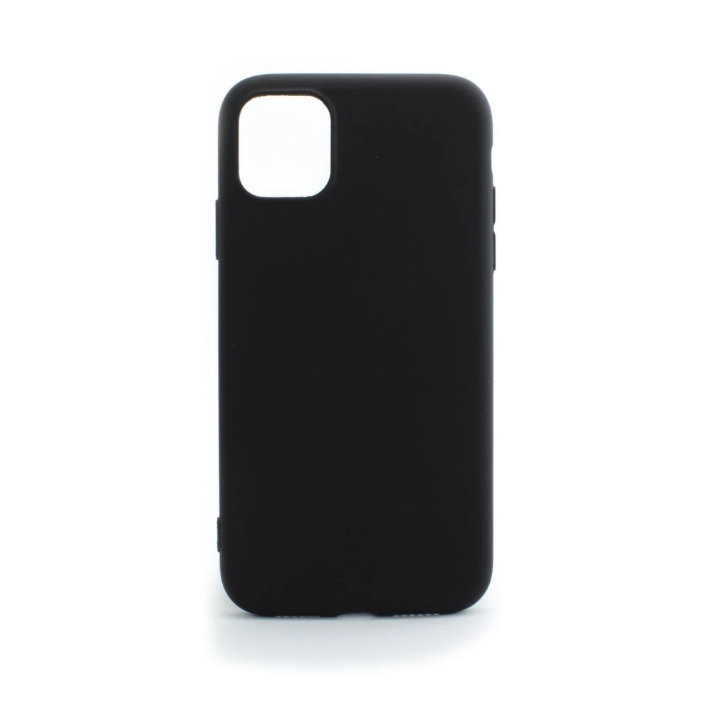 IPHONE 12 /12 PRO VÉKONY TPU SZILIKON HÁTLAP, FEKETE