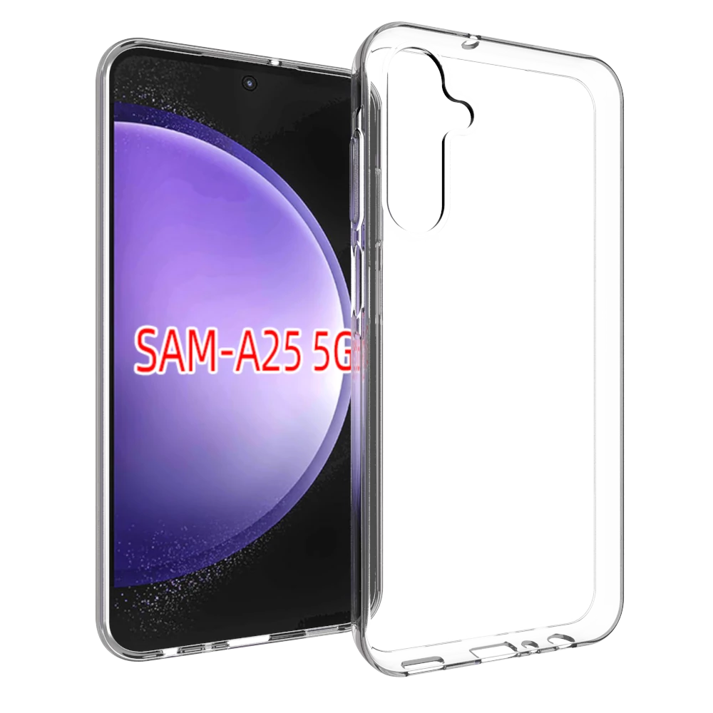 Samsung A25 5G vékony szilikon hátlap,Átlátszó