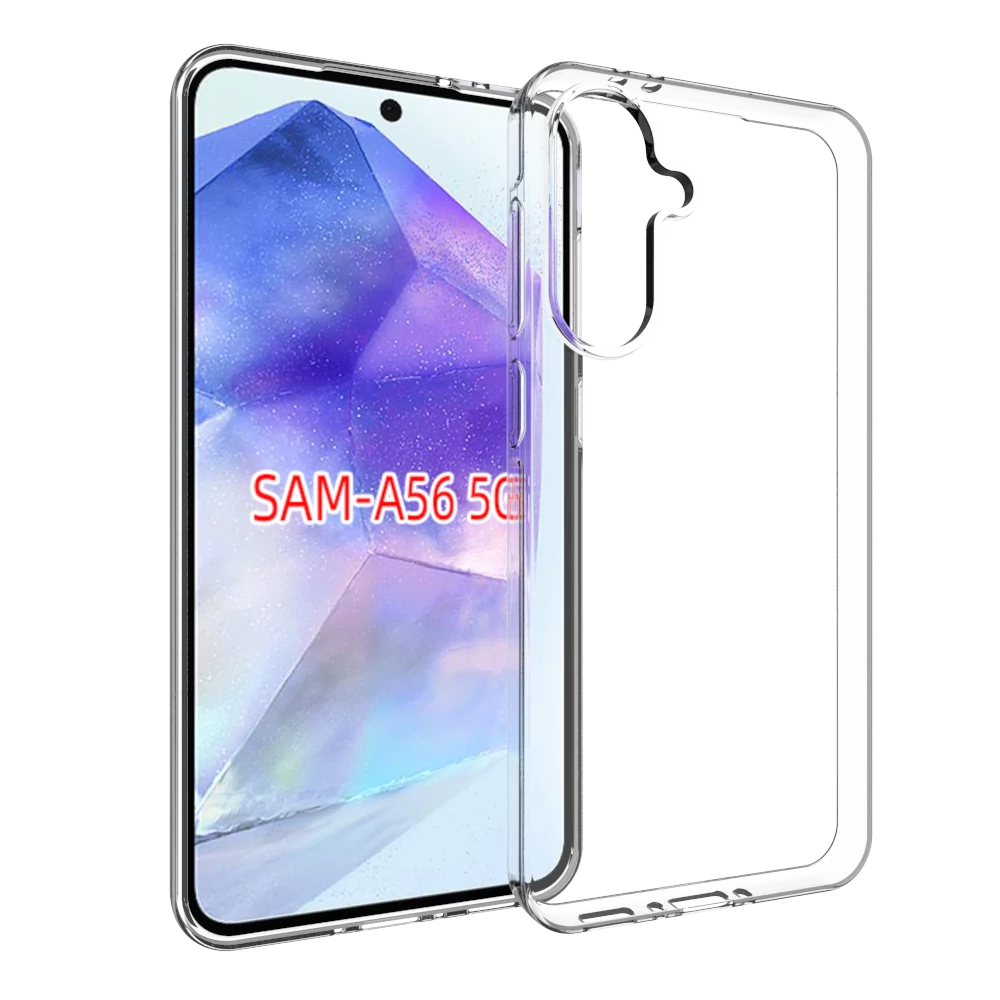 Samsung A56 vékony szilikon hátlap,Átlátszó