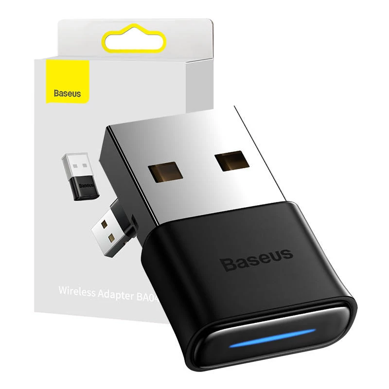 Baseus BA04 Bluetooth adapter 5.1, fekete