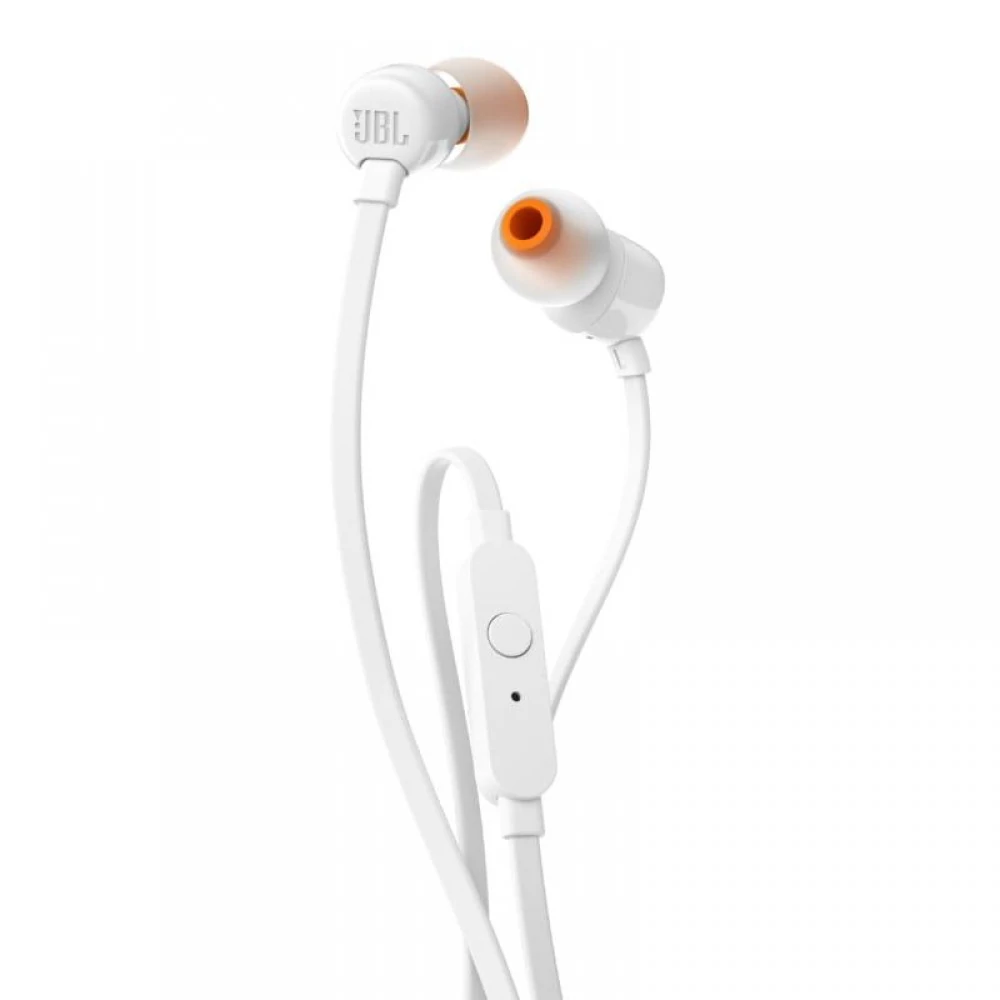 JBL T110 HEADSET, EGY GOMBOS TÁVÍRÁNYÍTÓ, fehér
