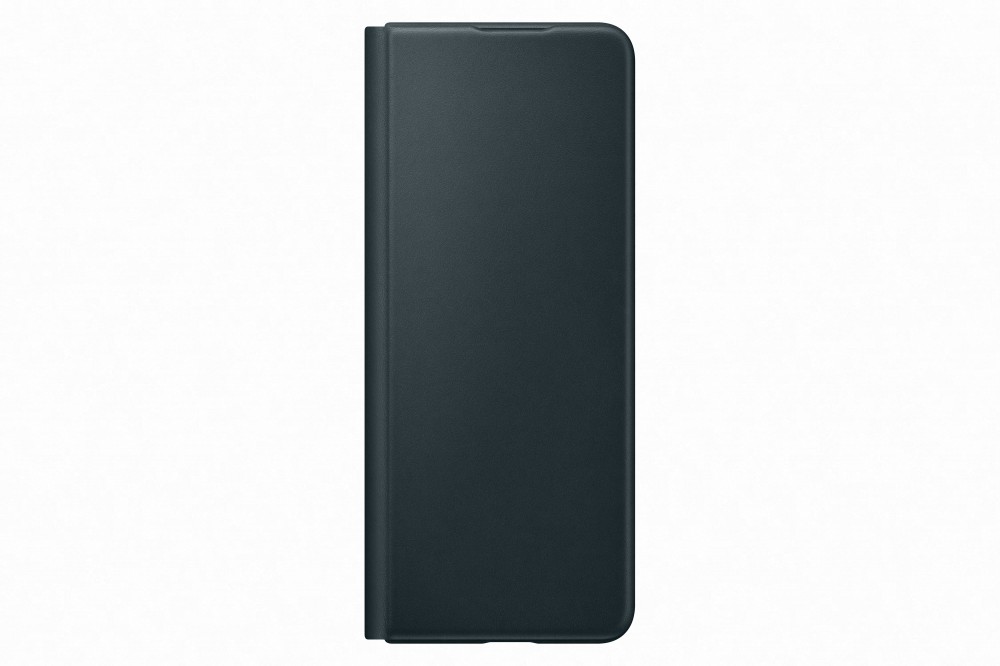 Samsung Galaxy Z Fold3 bőr flip cover, Fekete