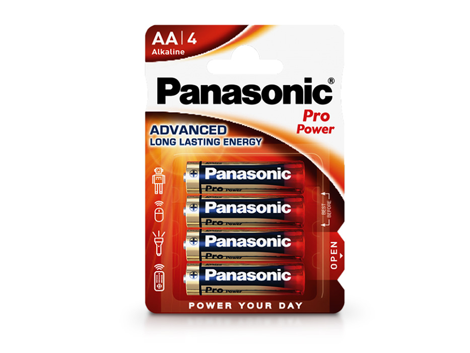 Panasonic Pro Power Alkaline AA ceruza elem – 4 db/csomag