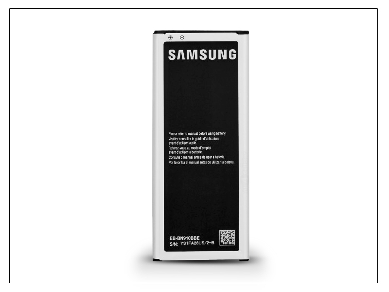 Samsung SM-N910 Galaxy Note 4 gyári akkumulátor – Li-Ion 3220 mAh – EB-BN910BBK NFC (csomagolás nélküli)