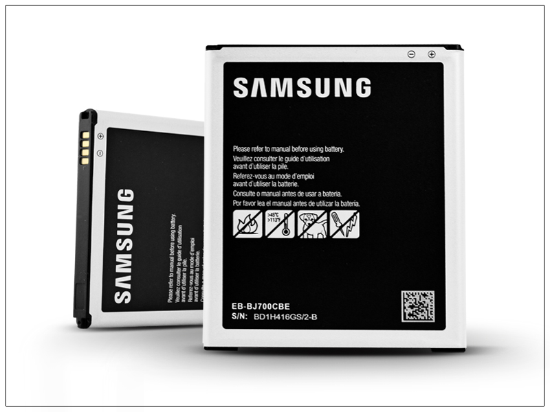 Samsung SM-J700 Galaxy J7 gyári akkumulátor – Li-Ion 3000 mAh – EB-BJ700CBE (csomagolás nélküli)