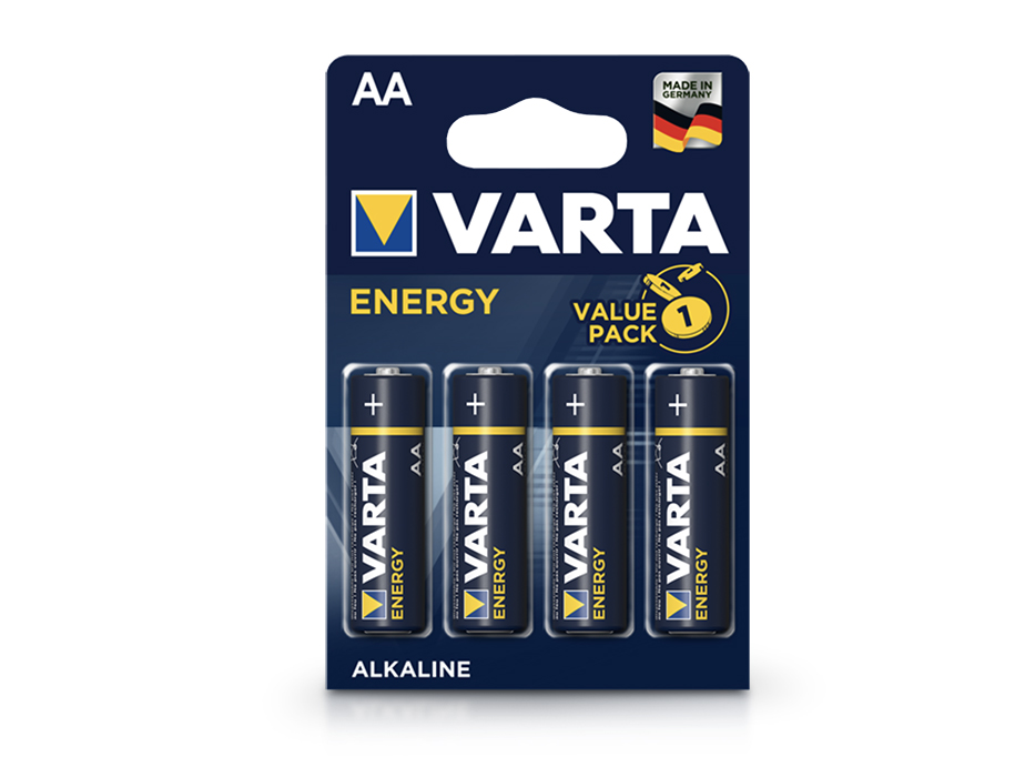 VARTA Energy Alkaline AA ceruza elem – 4 db/csomag