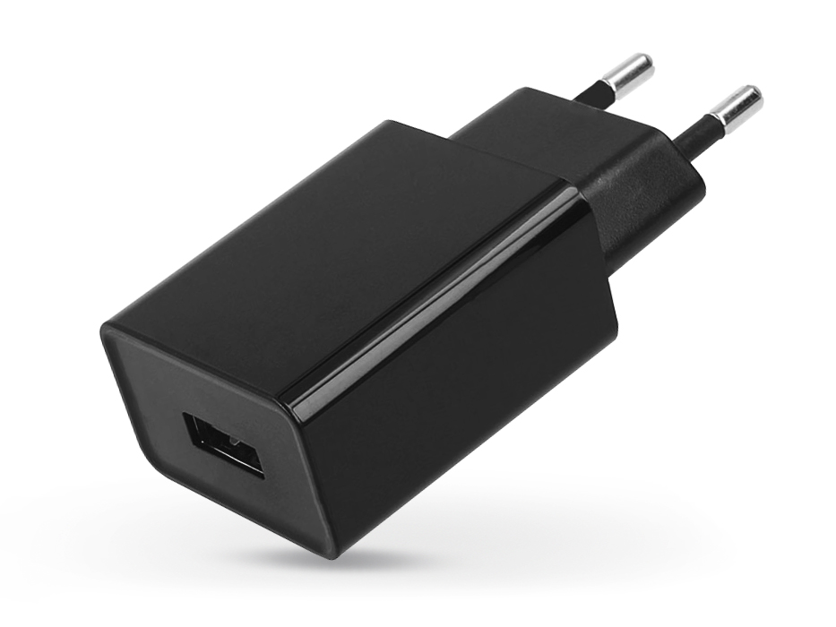 Xiaomi gyári USB hálózati töltő adapter – 5V/2A – MDY-08-DF black (ECO csomagolás)