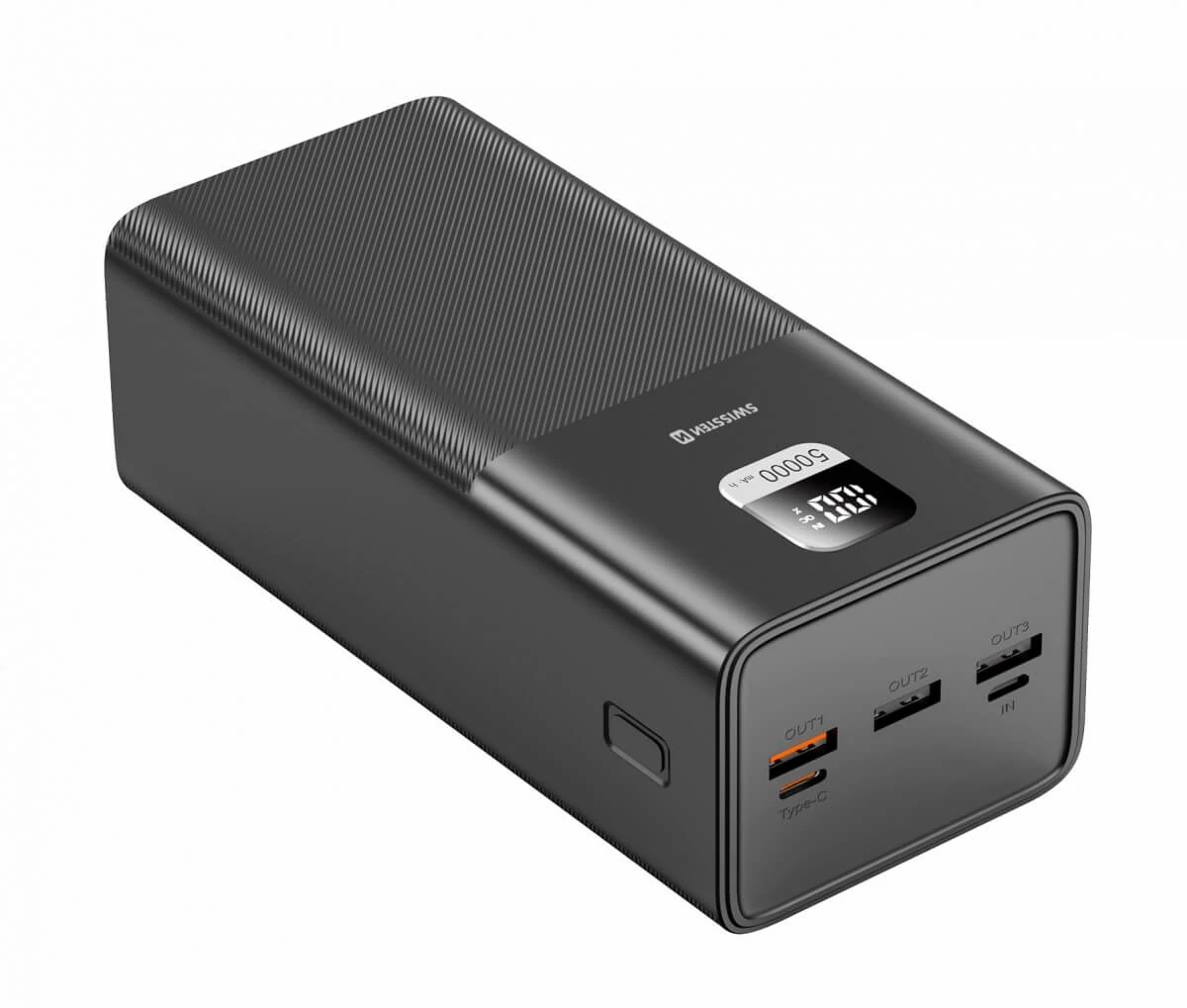 SWISSTEN Power Line Powerbank PD 100W, 50000 mAh, (laptopokhoz) (fekete)